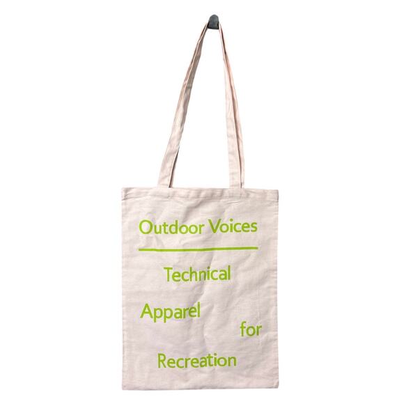 Outdoor Voices Canvas Tote Bag Scottsdale Errands Gym Groceries 13x18 13' Drop - Picture 1 of 5